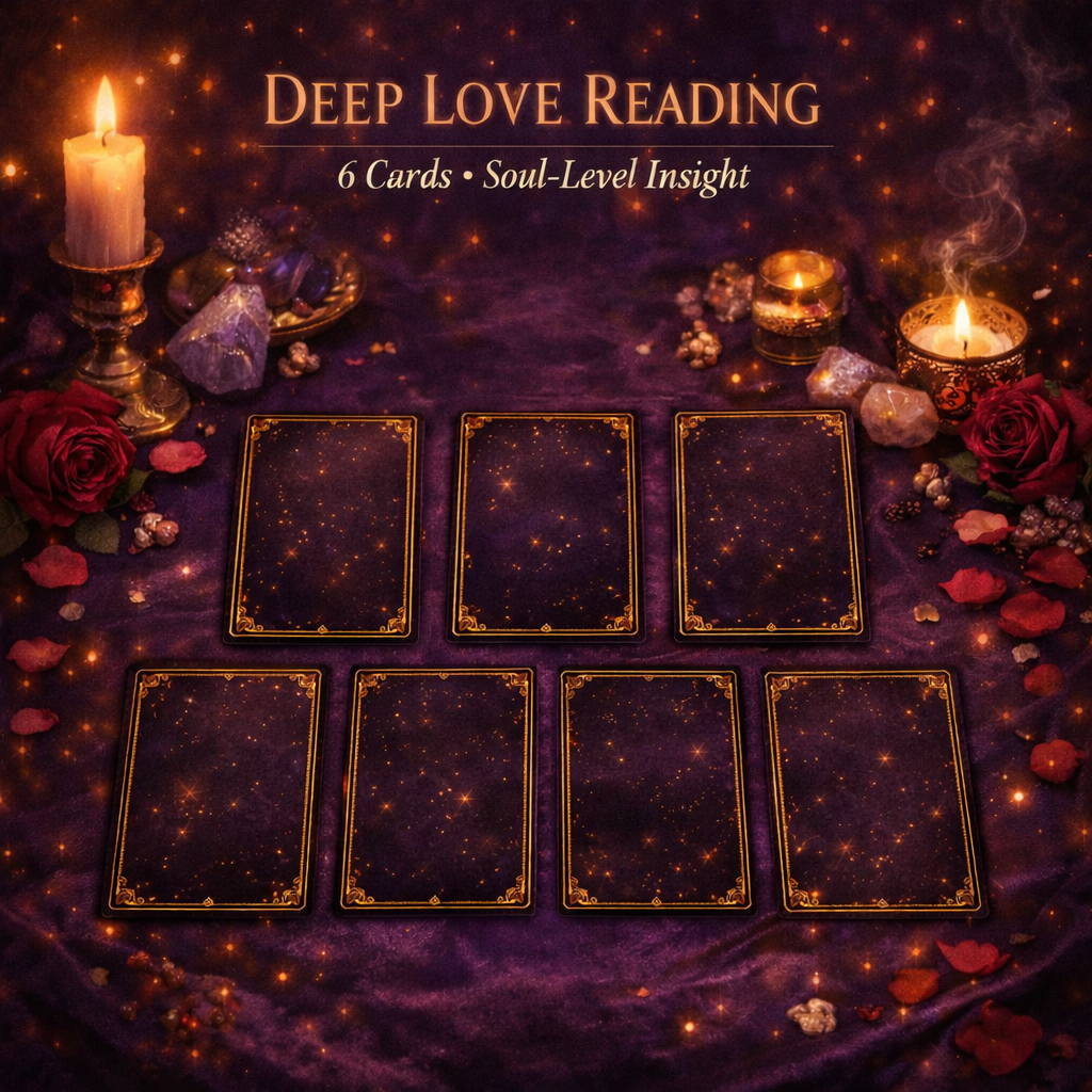 Deep Love Spread — 6 Card Relationship Reading